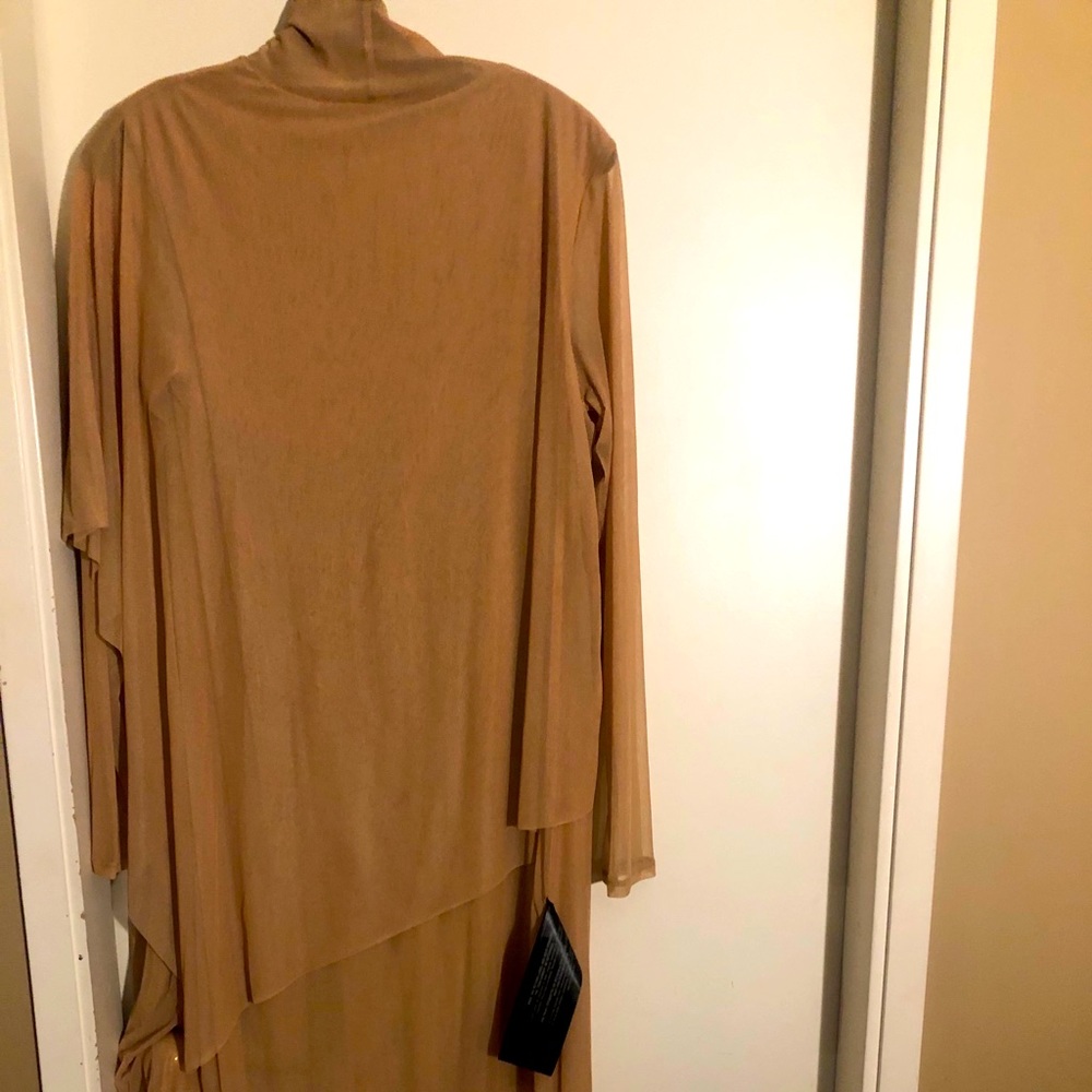 Women's Asymmetrica Turtleneck Midi Dress